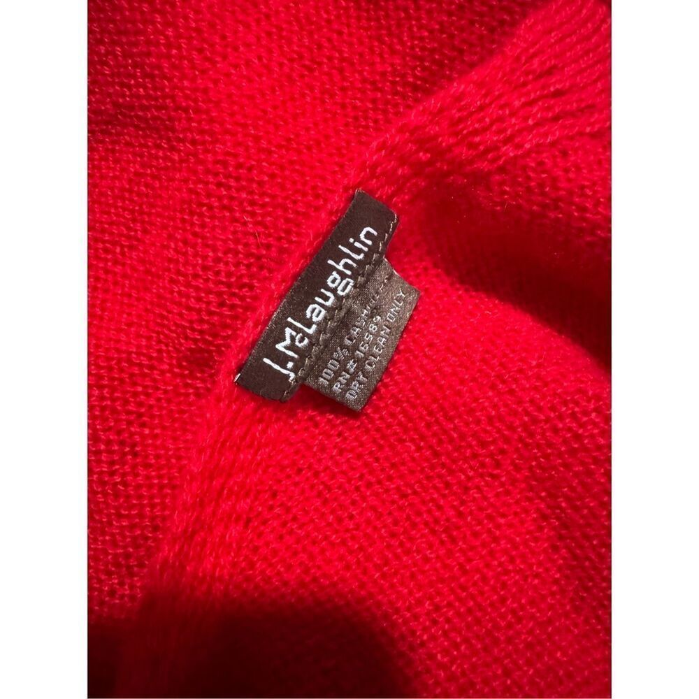 J.McLaughlin red Cashmere wrap - Picture 3 of 8